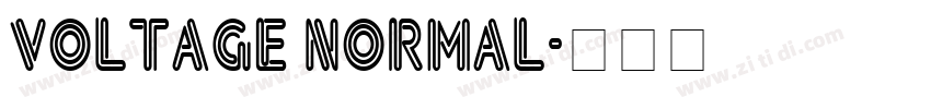 Voltage Normal字体转换